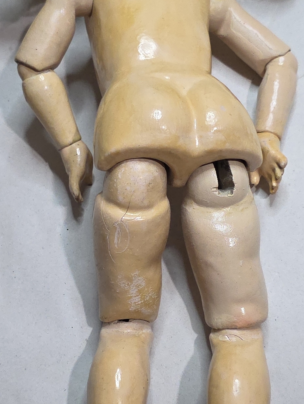 ANTIQUE GERMAN HUEBACK KOPELSDORF VINTAGE BISQUE DOLL COMES W/ ALL CLOTHES SHOW - Picture 7 of 17